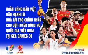 Bản Việt đồng hành cùng đội tuyển quốc gia Việt Nam tại SEA Games 31