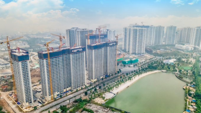 Dự án Masteri West Heights do Delta Group làm Tổng thầu thi công đạt gần 4 triệu giờ an toàn, tính đến tháng 6/2022. Ảnh: Delta Group