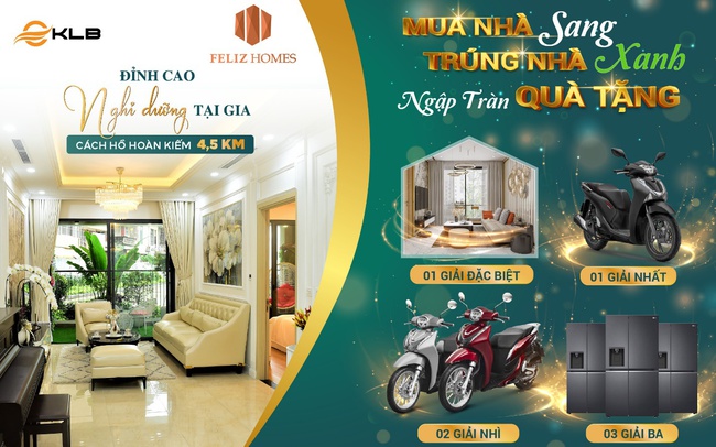 “Mua nhà – Trúng nhà”: Cơ hội nhân đôi tài sản tại Feliz Homes