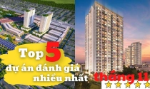 Top 5 dự án được đánh giá nhiều nhất trong tháng 11