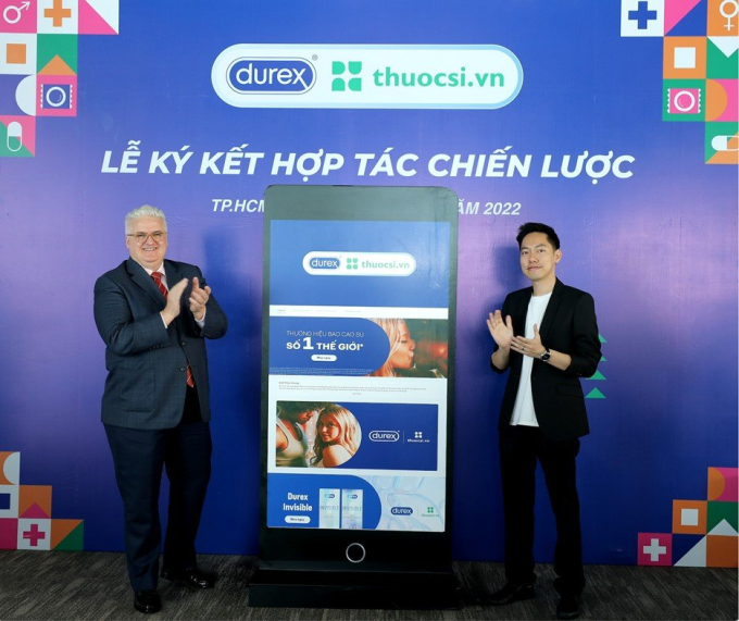 Hợp tác giữa Durex và thuocsi.vn là tiền đề để thuocsi.vn chuyển đổi thành sàn giao dịch dược phẩm trực tuyến. Ảnh: thuocsi.vn