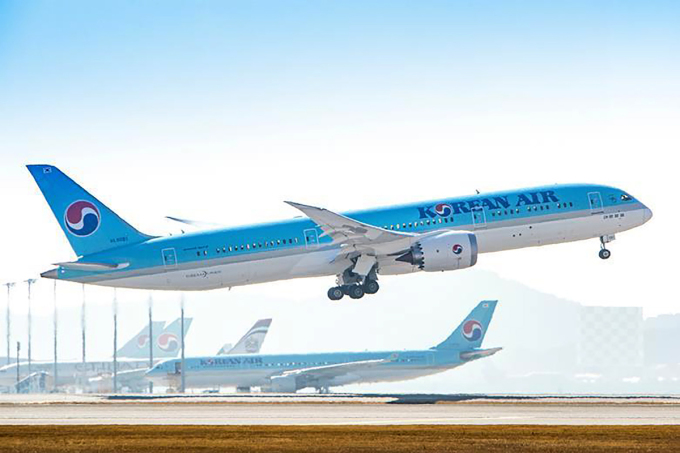 Hãng Hàng không Korean Air (Hàn Quốc) đạt doanh thu vận tải hành khách quý II/2022 tăng hơn 300% so với cùng kỳ năm ngoái. Ảnh: Flightglobal