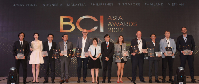 NDA Group nhận giải thưởng BCI Asia Awards 2022. Ảnh: NDA Group