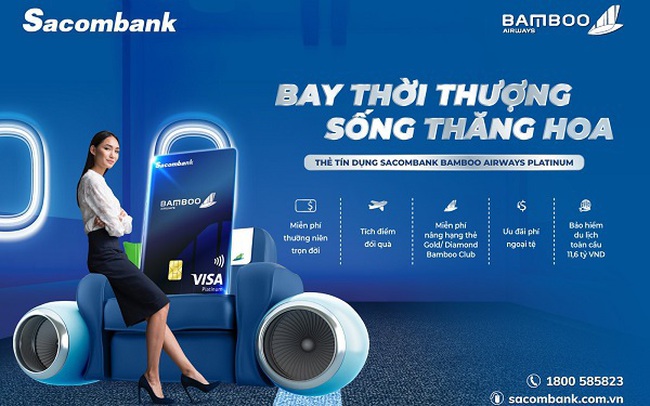 Chính thức ra mắt thẻ tín dụng liên kết Sacombank Bamboo Airways Platinum