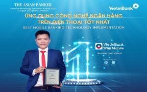 VietinBank xuất sắc nhận Giải thưởng “Ứng dụng công nghệ ngân hàng trên điện thoại tốt nhất”