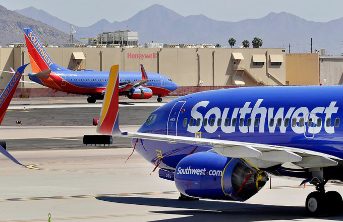 Hãng Southwest Airlines (Mỹ) đạt doanh thu quý II vừa qua cao nhất trong lịch sử 55 năm. Ảnh: USNews