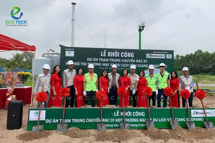 Lễ khở công dự án trạm trung chuyển rác 01