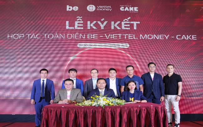 Ngân hàng số Cake và Nền tảng Be hợp tác toàn diện cùng Viettel Money