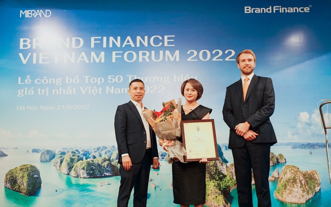 VPBank xếp hạng 11 trong Top 50 thương hiệu giá trị nhất Việt Nam 2022